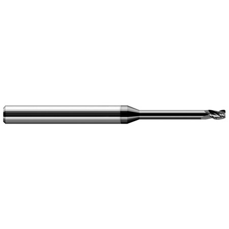 HARVEY TOOL Miniature End Mill - 3 Flute - Corner Radius 42962-C4